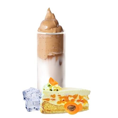 Iced Coffee with Apricot Cake Flavor, Pack of 10 x 1 kg