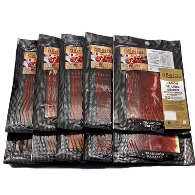 Iberico Ham Slices Jamón Ibérico Cebo, 1 kg (10100 g), Aged 30+ Months, Hycer Certified