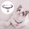 EVTSCAN Japanese Style Cat Collar with Extension Chain (Pink) view 3