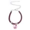 EVTSCAN Japanese Style Cat Collar with Extension Chain (Pink) view 4