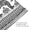 2-Pack Waterproof Wet Bags, Cute Alpaca & Llama Print, Reusable Washable Diaper Organizer Bags view 3