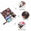2-Pack Waterproof Wet Bags with Rose Flower Print view 4