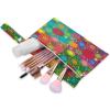 2-Piece Waterproof Reusable Wet Bag Set, Spring Floral, Washable Organizer Bags for Toddler Diapers view 2