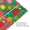 2-Piece Waterproof Reusable Wet Bag Set, Spring Floral, Washable Organizer Bags for Toddler Diapers view 3