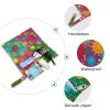2-Piece Waterproof Reusable Wet Bag Set, Spring Floral, Washable Organizer Bags for Toddler Diapers view 4