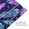2-Piece Waterproof Reusable Wet Bags, Galaxy Ethnic Tribal Feather Star Pattern view 3