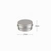 ZEOABSY 10-Pack 10 mL Round Silver Aluminum Tins with Screw Lids view 2