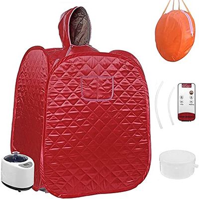 Portable Home Steam Sauna, Red