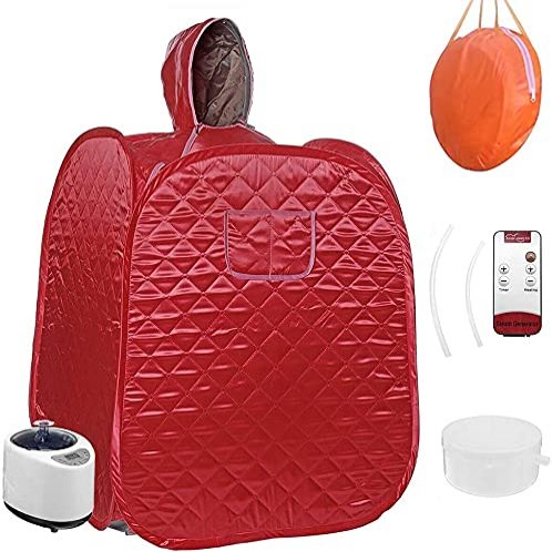 Portable Home Steam Sauna, Red