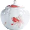 Fish-Shaped Ceramic Cremation Urn for a Small Amount of Human Ashes view 1