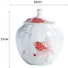 Fish-Shaped Ceramic Cremation Urn for a Small Amount of Human Ashes view 2