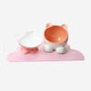 FANJIANG Silicone Pet Food Mat, Non-Slip, Waterproof, Pink view 3