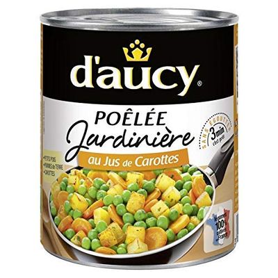 D'Aucy Pan Vegetable Product with Carrot Juice, 580 g, 2 Pack