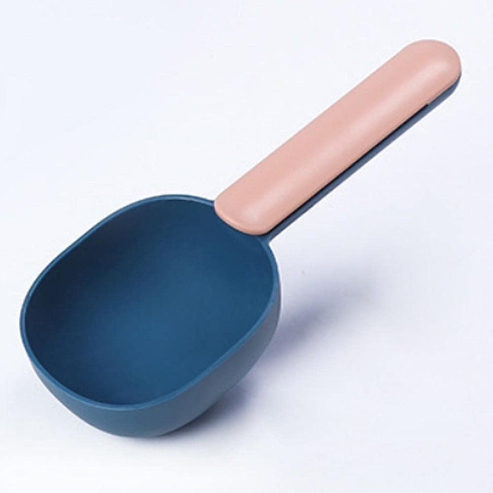 Oulensy 1pc Dog Cat Food Scoop Clip-on Dog Feeder Spoon Set for Cats/Puppies/Small Dogs Random Color