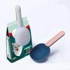 Oulensy 1pc Dog Cat Food Scoop Clip-on Dog Feeder Spoon Set for Cats/Puppies/Small Dogs Random Color view 3