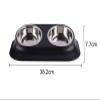 Elevated Angled Non-Slip Stainless Steel Pet Bowl for Small Cats and Dogs view 2