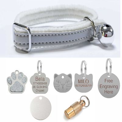 Cat Collar with Safety Rubber and Bell
