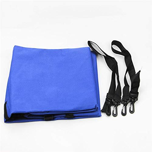 Riloer Dog and Cat Hammock Seat Cover, Waterproof Car Rear Seat Protector, 134 x 133 cm, Blue