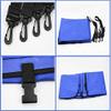 Riloer Dog and Cat Hammock Seat Cover, Waterproof Car Rear Seat Protector, 134 x 133 cm, Blue view 2