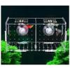 NA Aquarium Isolation Box for Small Fish and Shrimp, Transparent Acrylic, Single Grid, 10 × 10 × 10 cm view 2