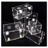 NA Aquarium Isolation Box for Small Fish and Shrimp, Transparent Acrylic, Single Grid, 10 × 10 × 10 cm view 4