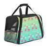 Soft Flamingo Pet Carrier for Cats and Dogs, Foldable and Airline-Approved view 1