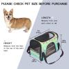 Soft Flamingo Pet Carrier for Cats and Dogs, Foldable and Airline-Approved view 2