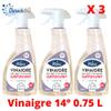 DSTOCK60 3 x 0.75 L Bottles White Vinegar, Extra-Strength 14° (PHEBUS Original Product) – Degreasing, Descaling, Drainage, Home and Garden view 2