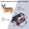 Pet Carrier Bag - Cute Pink Flamingo view 2