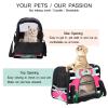 Pet Carrier Bag - Cute Pink Flamingo view 3