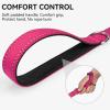 Joytale Reflective Dog Leash for Large and Medium Dogs, Hot Pink view 3