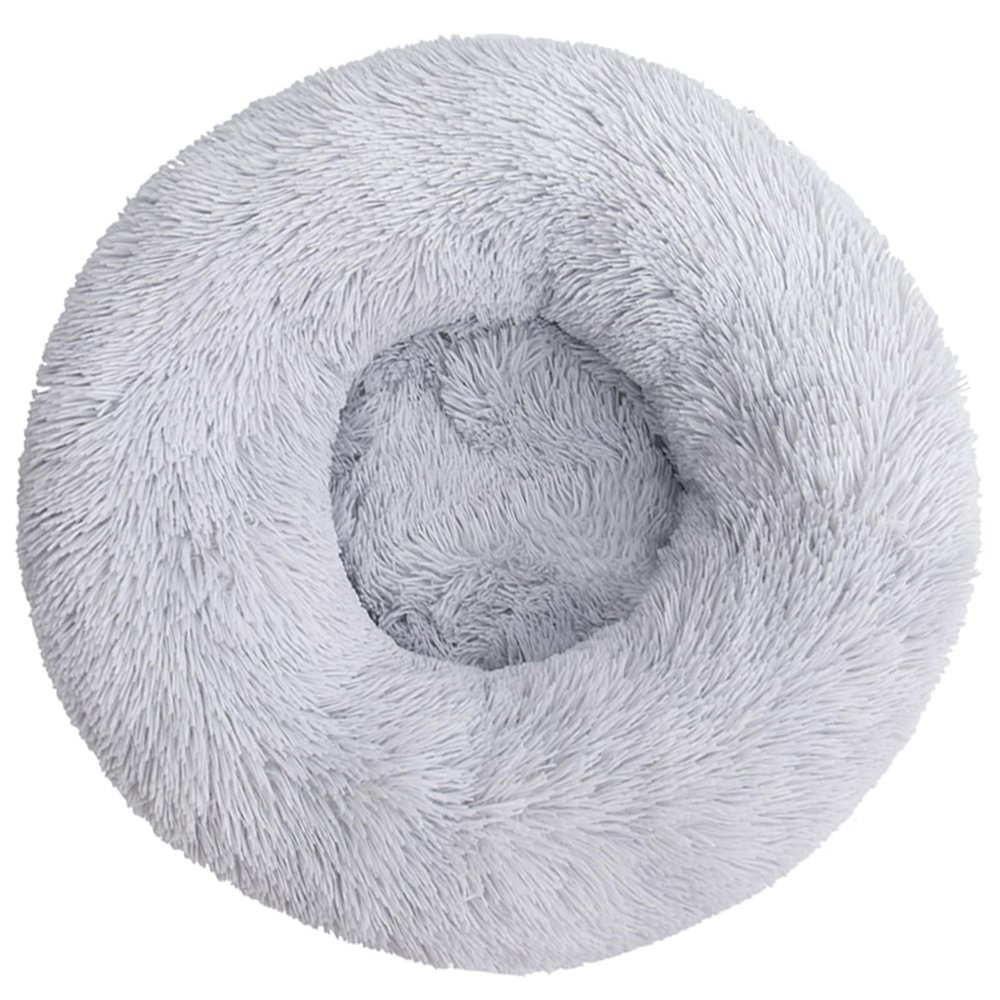 Washable Pet Bed for Small Dogs and Cats (Light Gray, 35CM)
