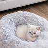 Washable Pet Bed for Small Dogs and Cats (Light Gray, 35CM) view 2