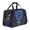 Portable Airline-Approved Pet Travel Bag with Dreamcatcher Print view 1