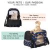 Portable Pet Travel Carrier, Airline-Approved Soft-Sided Duffel, Snow Print view 3