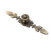 Temhyu Shuxiang Antique Bronze Cabinet Handles with Back Plates, Set, L172 view 1