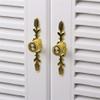 Temhyu Shuxiang Antique Bronze Cabinet Handles with Back Plates, Set, L172 view 3