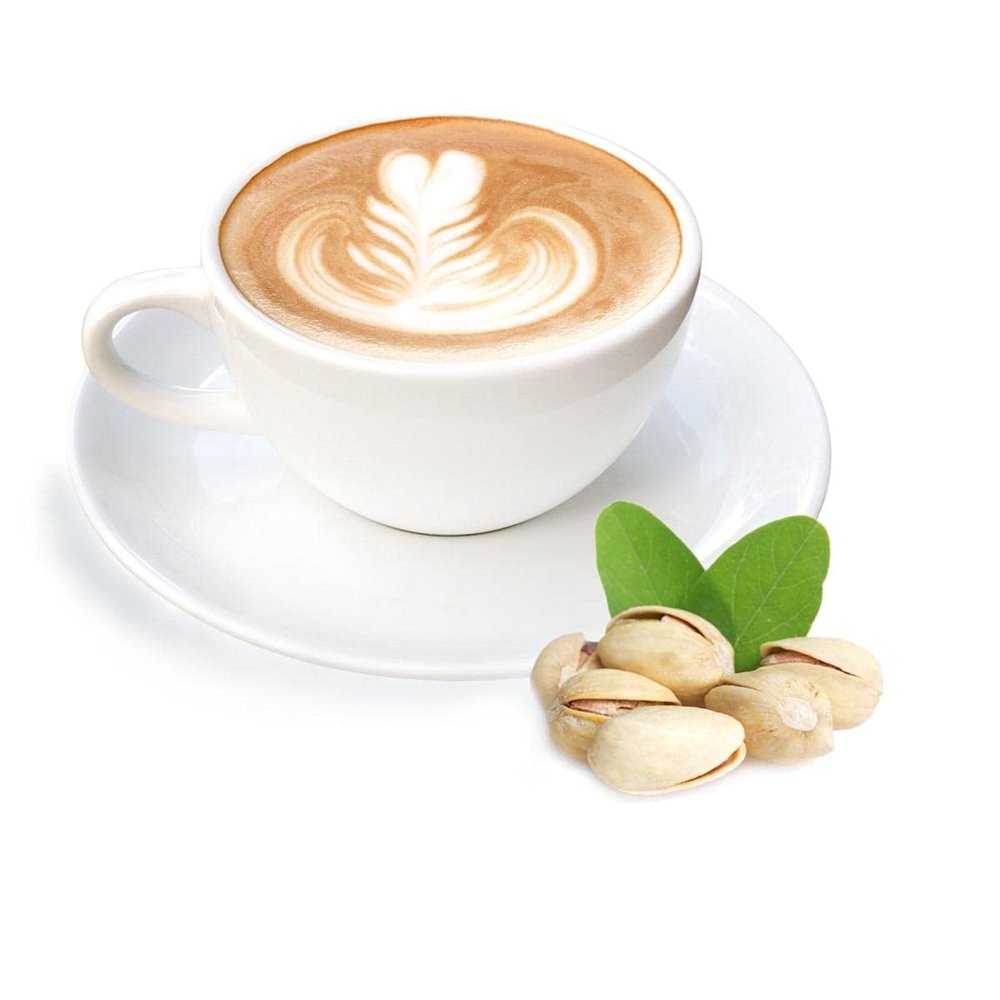 Cinesso Pistachio-Flavored Cappuccino Drink Powder Made with Instant Coffee, Creamy and Smooth (1000 g)