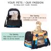 Portable Pet Travel Carrier, Airline-Approved Soft-Sided Duffle Bag for Cats, Dogs and Rabbits, Sunset Beach Coconut Tree Silhouette Print view 3