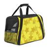 Portable Pet Travel Carrier, Airline-Approved Soft-Sided Duffle Bag with Star Pattern view 1