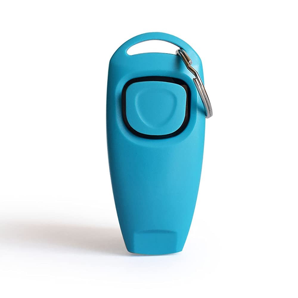 tooloflife Dog Clicker, Training Clicker, Whistle, 2-in-1 Training Tool, Sky Blue, 1 Piece