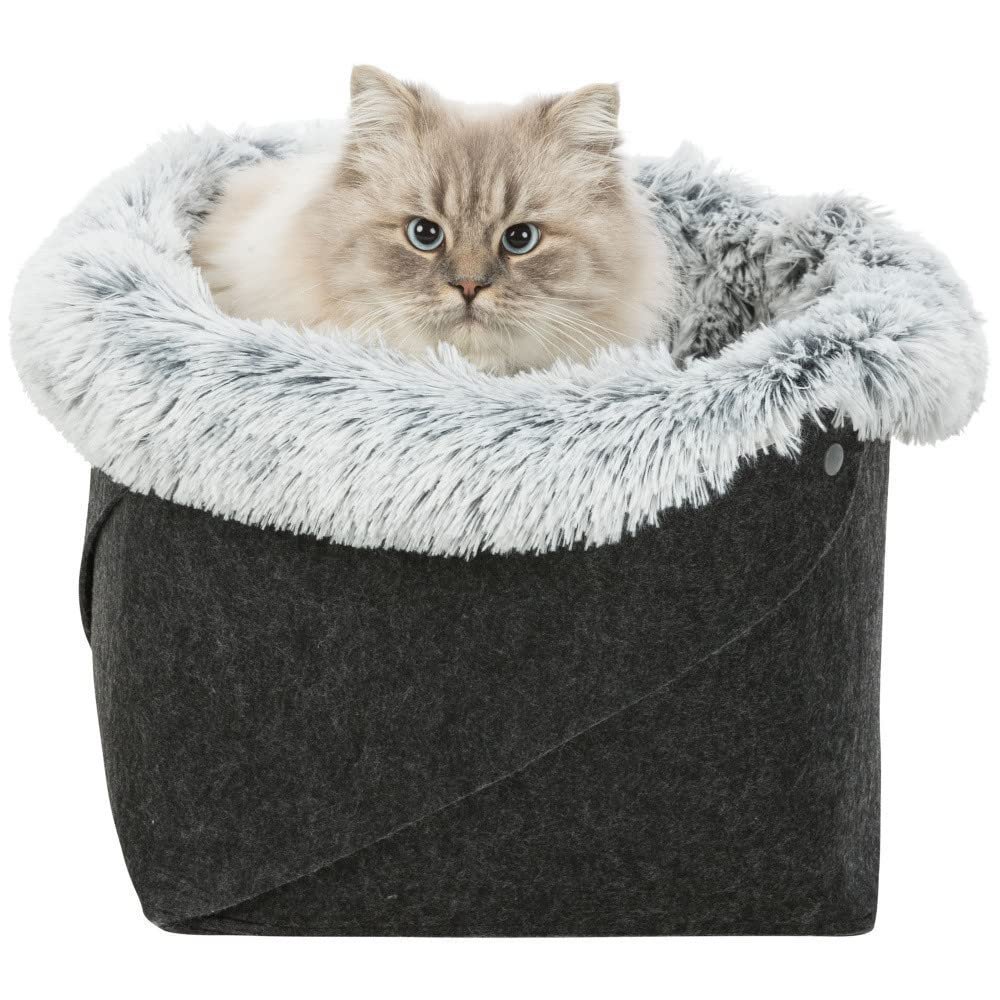 Trixie Harvey Dog Bed, 33 × 27 cm, Anthracite/White-Black