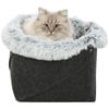 Trixie Harvey Dog Bed, 33 × 27 cm, Anthracite/White-Black view 1