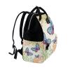 LDIYEU Skate Music Fox Foldable Reusable Storage Tote Bag for Women and Girls view 3