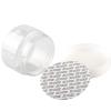 TIANZD 12-Pack 150 ml Transparent Plastic Cosmetic Jars with White Lids and 6 Spatulas view 3