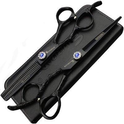 Professional Left-Handed Hairdressing Scissors, 15.2 cm, Stainless Steel