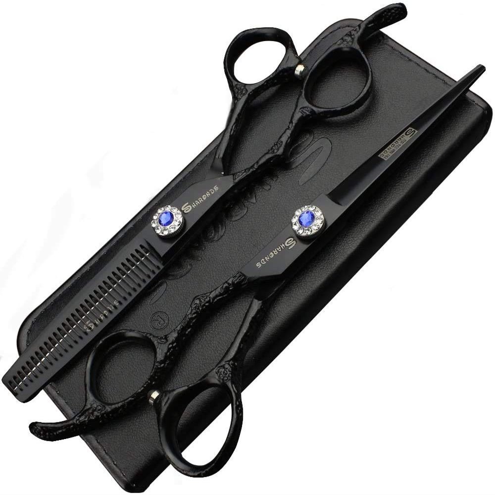Professional Left-Handed Hairdressing Scissors, 15.2 cm, Stainless Steel