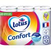 Lotus Confort Toilet Paper, White, 12 Rolls view 1