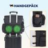 Modoker Dog Travel Bag with 2 Foldable Bowls, Dog Backpack and 2 Food Containers, Airline-Approved, Black view 4