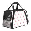 Soft Flamingo Pet Carrier for Cats and Dogs, Foldable and Airline-Approved view 1